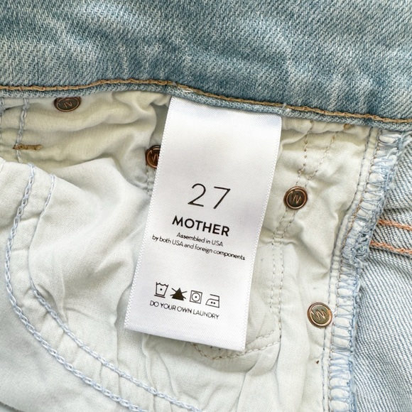 Mother • The Insider Crop Step Fray in Fresh Catch - Picture 14 of 15